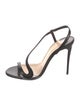 Christian Louboutin Leather Slingback Sandals