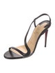 Christian Louboutin Leather Slingback Sandals
