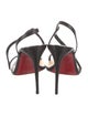 Christian Louboutin Leather Slingback Sandals