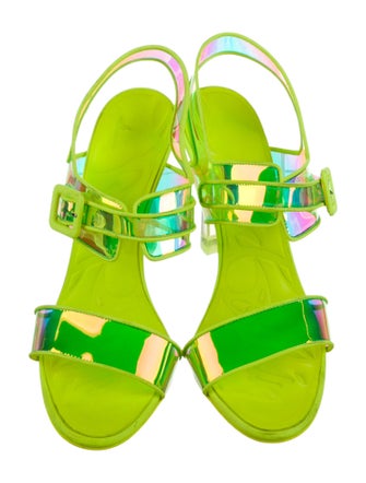Christian Louboutin PVC Slingback Sandals