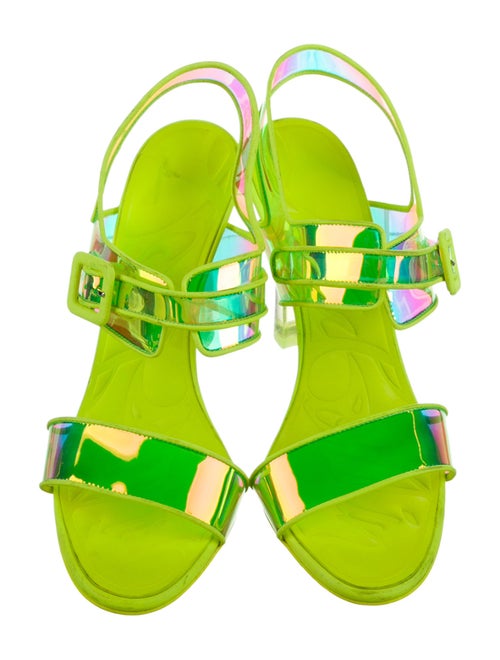 Christian Louboutin PVC Slingback Sandals