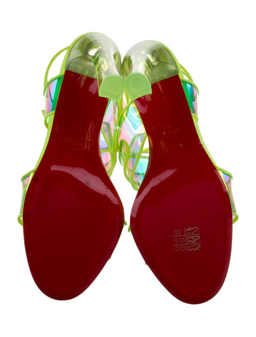 Christian Louboutin PVC Slingback Sandals