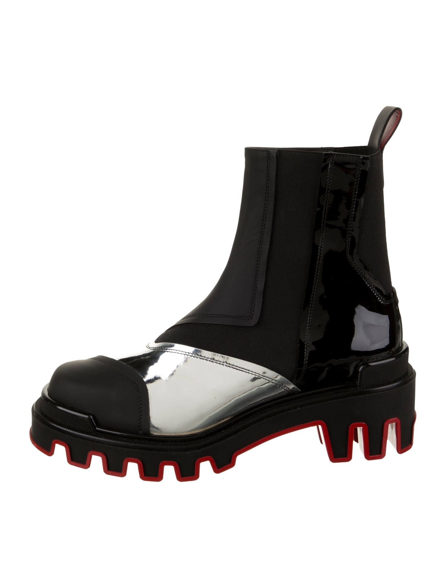 Christian Louboutin x MARVEL Leather Chelsea Boots