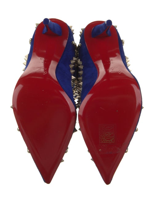 Christian Louboutin Suede Patterned Boots