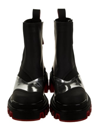 Christian Louboutin x MARVEL Leather Chelsea Boots