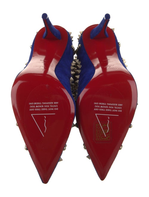 Christian Louboutin Suede Patterned Boots