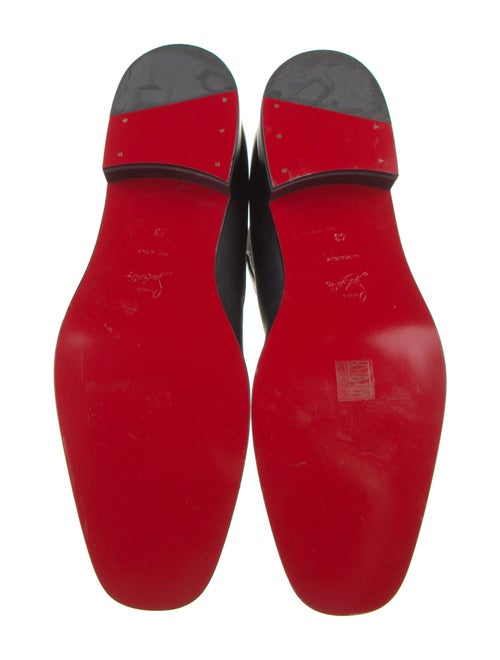 Christian Louboutin Leather Studded Accents Riding Boots