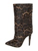 Christian Louboutin Ponyhair Animal Print Boots