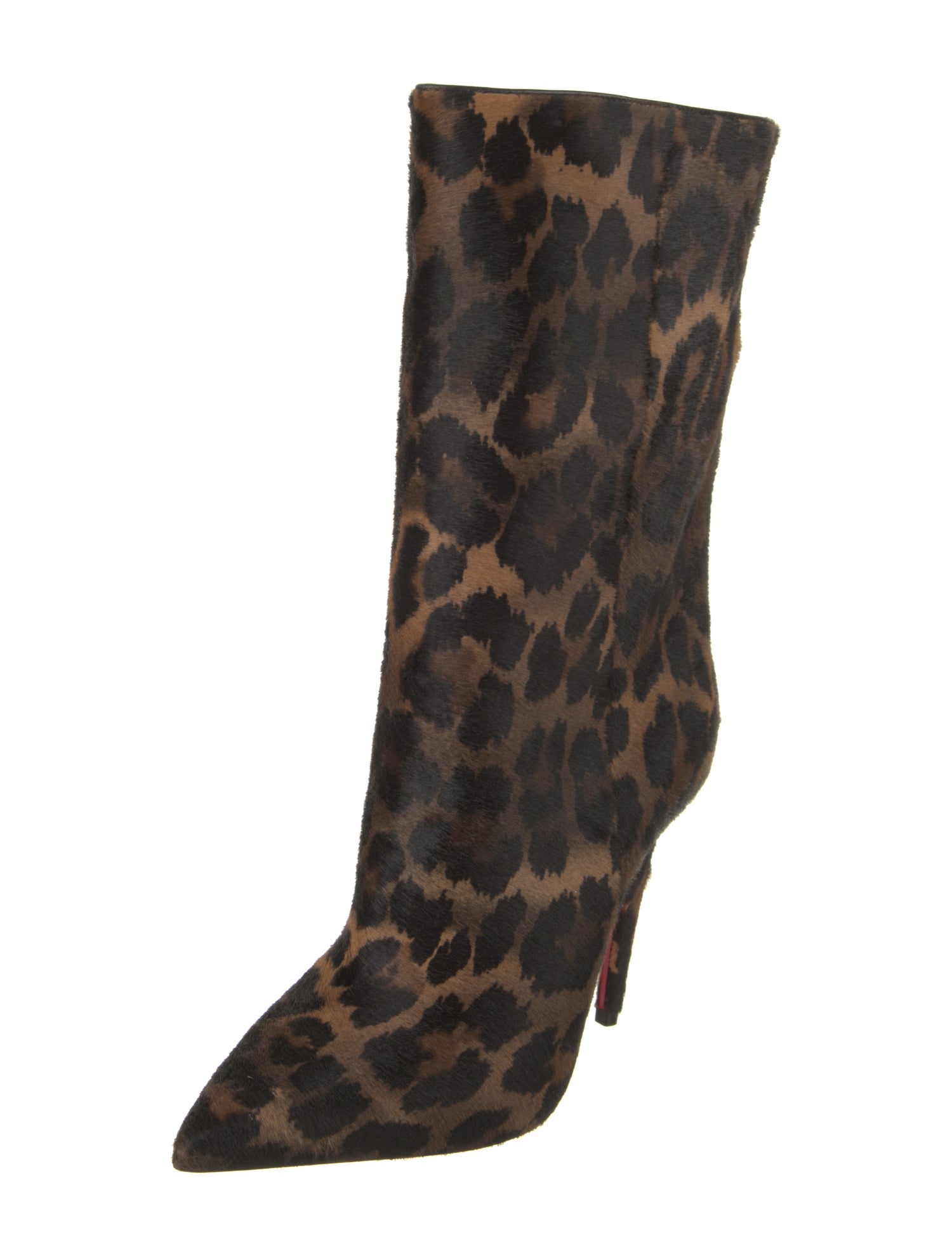 Christian Louboutin Ponyhair Animal Print Boots