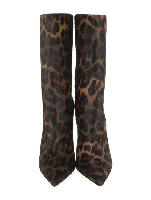 Christian Louboutin Ponyhair Animal Print Boots