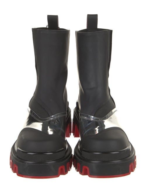 Christian Louboutin x MARVEL Patent Leather Chelsea Boots