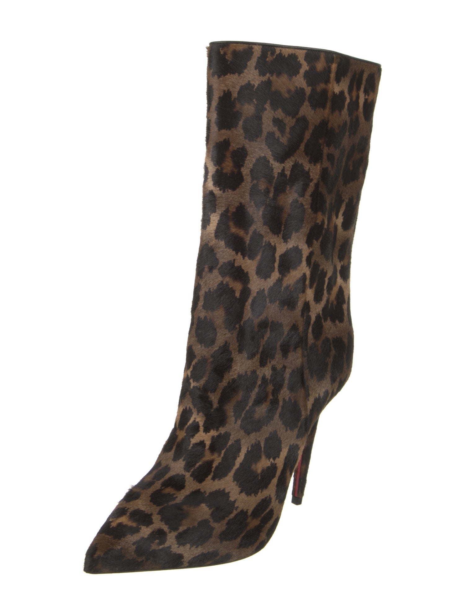 Christian Louboutin Ponyhair Animal Print Boots