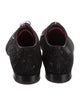 Christian Louboutin Suede Glitter Accents Oxfords
