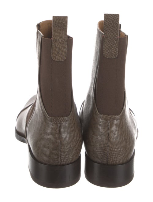 Christian Louboutin Embossed Leather Chelsea Boots