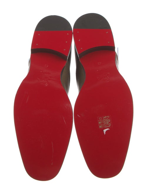 Christian Louboutin Embossed Leather Chelsea Boots