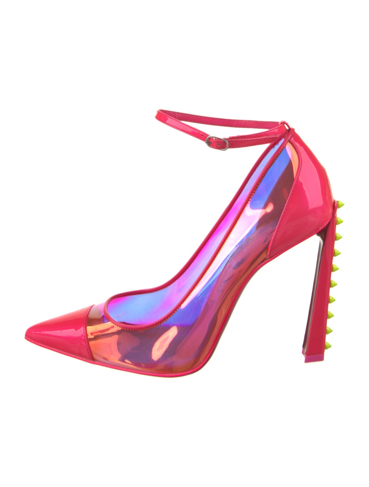 Christian Louboutin Spike Accents PVC Pumps