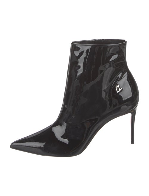 Christian Louboutin Patent Leather Sock Boots