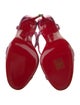 Christian Louboutin Patent Leather Slingback Sandals