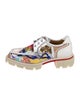 Christian Louboutin PVC Floral Print Derby Shoes