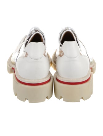 Christian Louboutin PVC Floral Print Derby Shoes