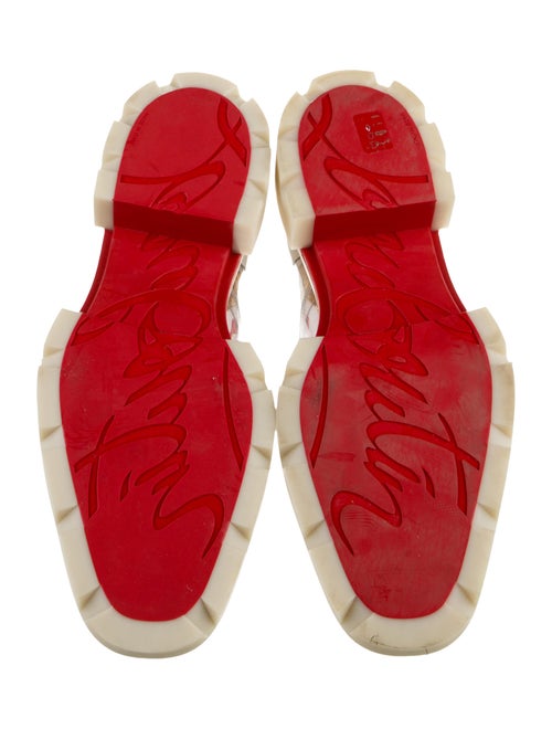 Christian Louboutin PVC Floral Print Derby Shoes