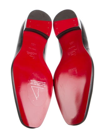 Christian Louboutin Leather Tassel Accents Loafers