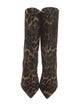 Christian Louboutin Ponyhair Animal Print Boots