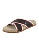 Christian Louboutin Striped Slides