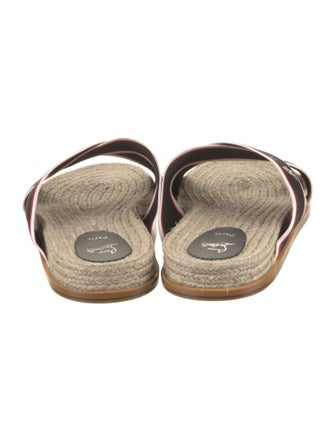 Christian Louboutin Striped Slides