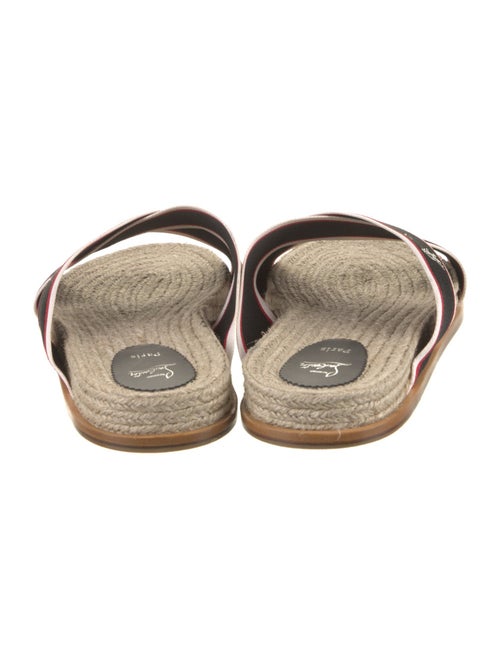 Christian Louboutin Striped Slides