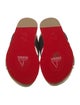 Christian Louboutin Striped Slides