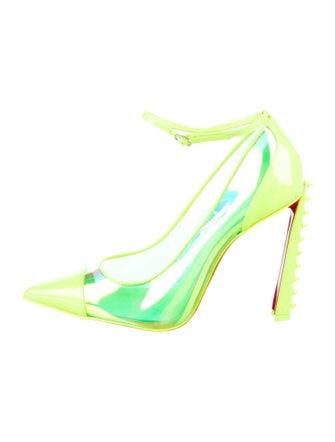 Christian Louboutin Spike Accents PVC Pumps