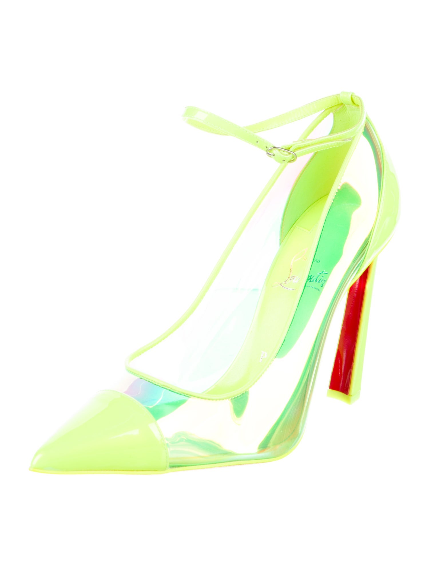 Christian Louboutin Spike Accents PVC Pumps