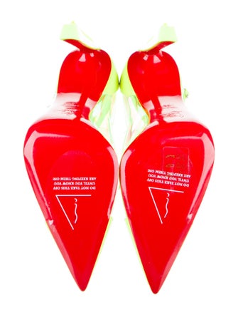 Christian Louboutin Spike Accents PVC Pumps