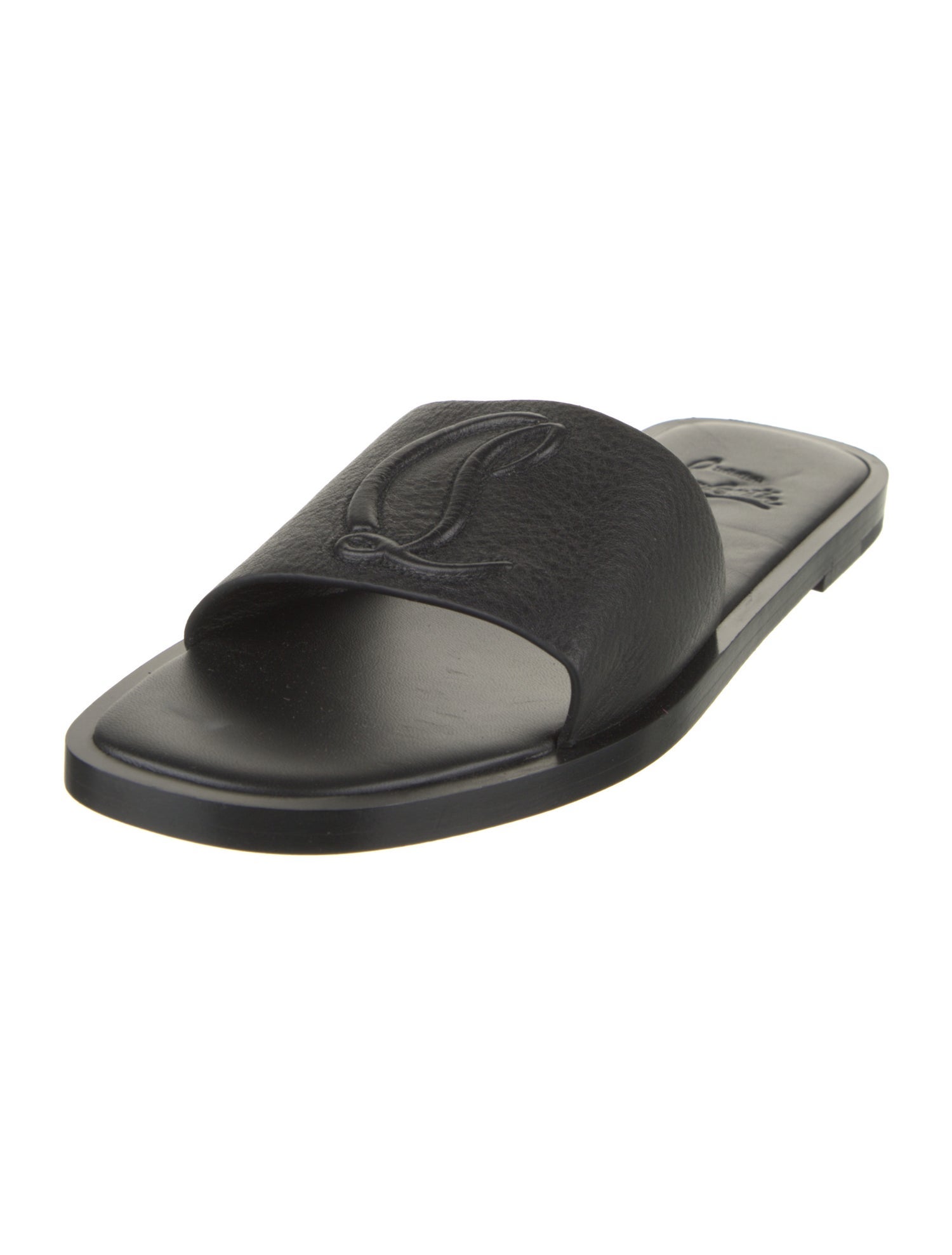 Christian Louboutin Leather Slides