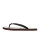 Christian Louboutin Spike Accents Rubber Flip Flops
