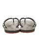Christian Louboutin Spike Accents Rubber Flip Flops