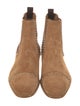 Christian Louboutin Suede Studded Accents Chelsea Boots