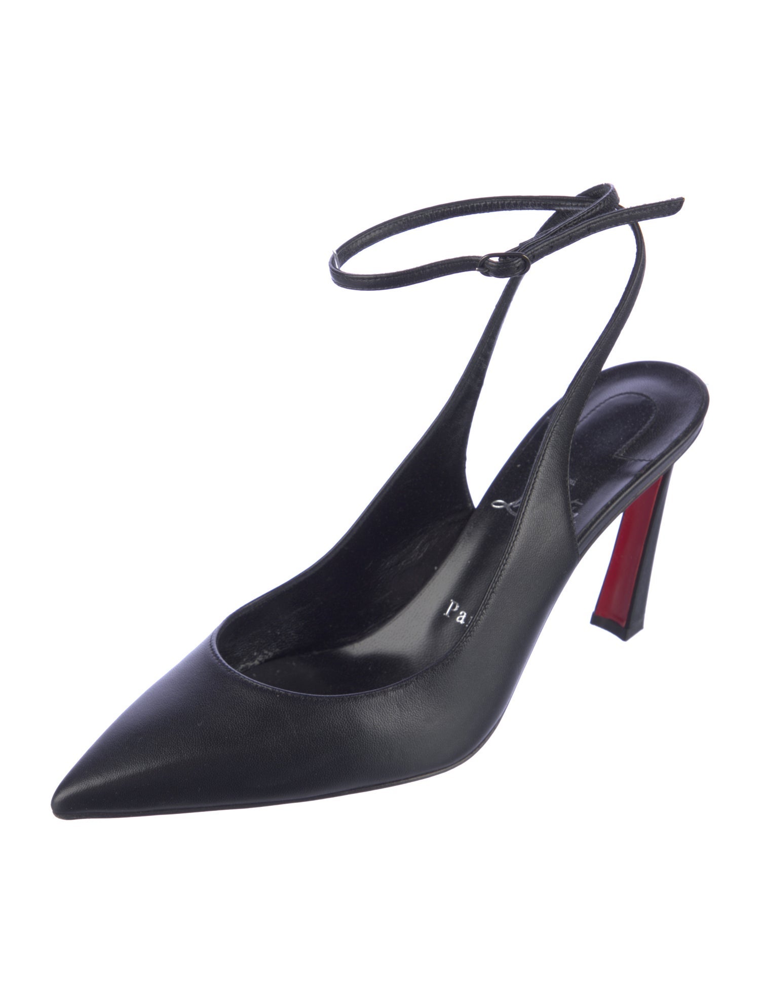 Christian Louboutin Leather Slingback Pumps