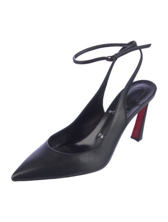Christian Louboutin Leather Slingback Pumps