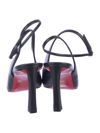 Christian Louboutin Leather Slingback Pumps