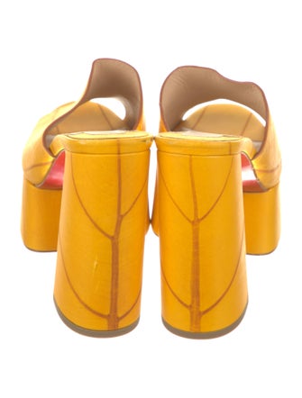 Christian Louboutin Leather Slides