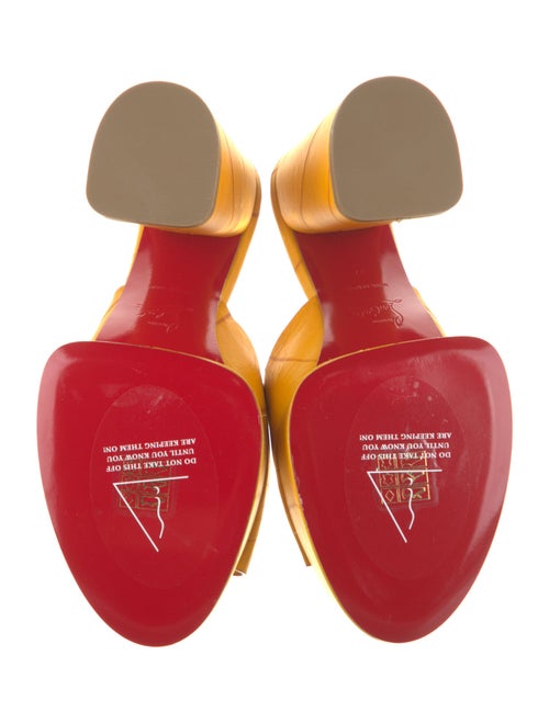Christian Louboutin Leather Slides