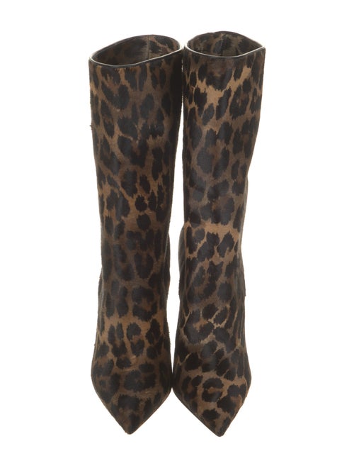 Christian Louboutin Ponyhair Animal Print Boots