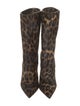 Christian Louboutin Ponyhair Animal Print Boots