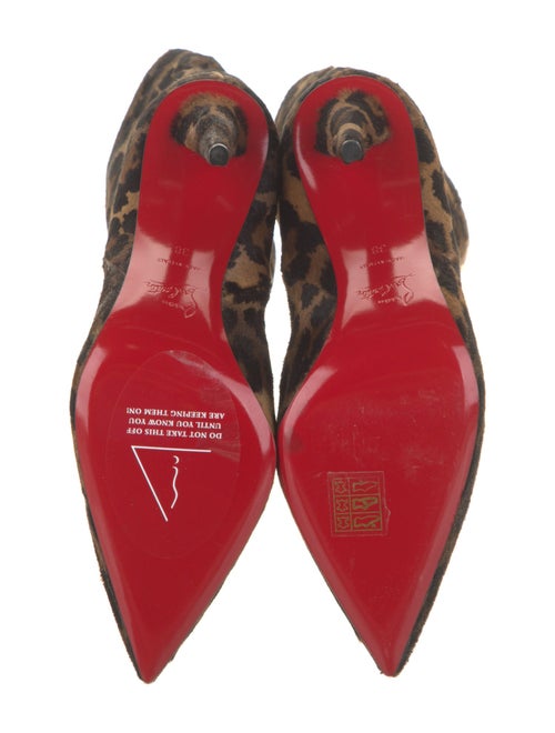 Christian Louboutin Ponyhair Animal Print Boots