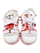 Christian Louboutin Leather Printed Sandals