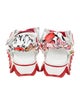 Christian Louboutin Leather Printed Sandals