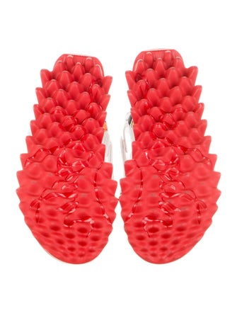 Christian Louboutin Leather Printed Sandals