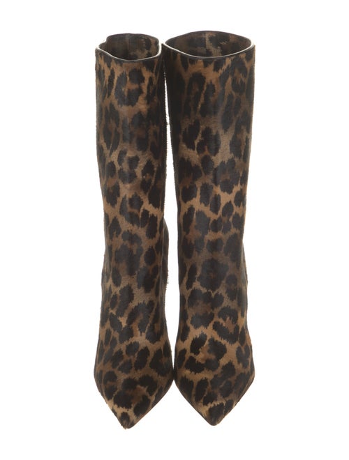 Christian Louboutin Ponyhair Animal Print Boots